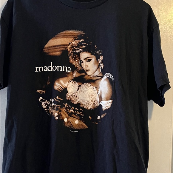 Madonna concert T-shirt in Black - Picture 1 of 3